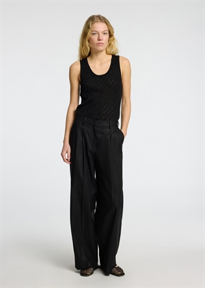 Agny sl knit top Sort Selected Femme 